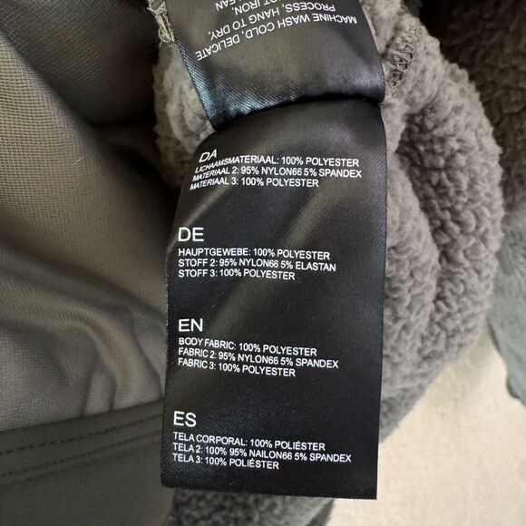 Kuhl Elixir Jacket Womens Size Small Moss Green Fleece Mixed Media Soft Full Zip - Picture 14 of 16